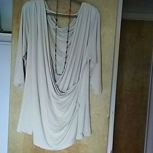 H by Halston Gold Blouse